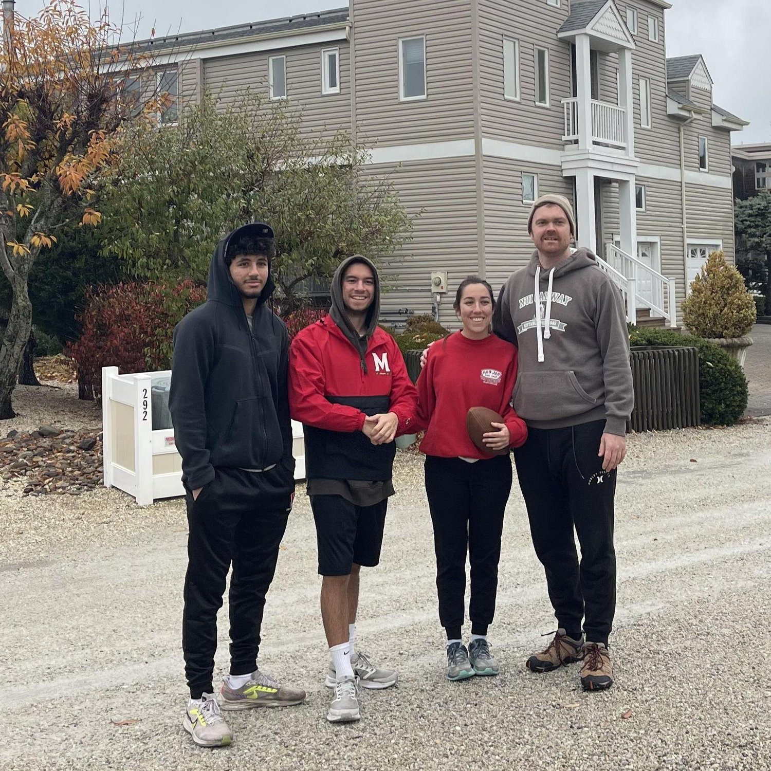 Thanksgiving football on the Jersey Shore!