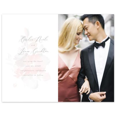 Blush, Pink Wedding Digital Save the Date - Kylan Bloom