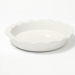 9" Round Stoneware Ruffle Pie Dish - Figmint™