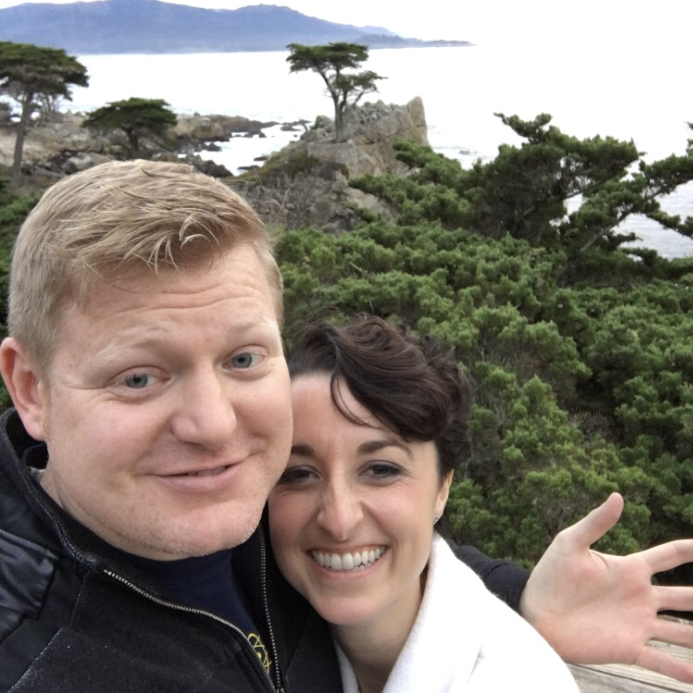 Our first vacation together in Carmel.