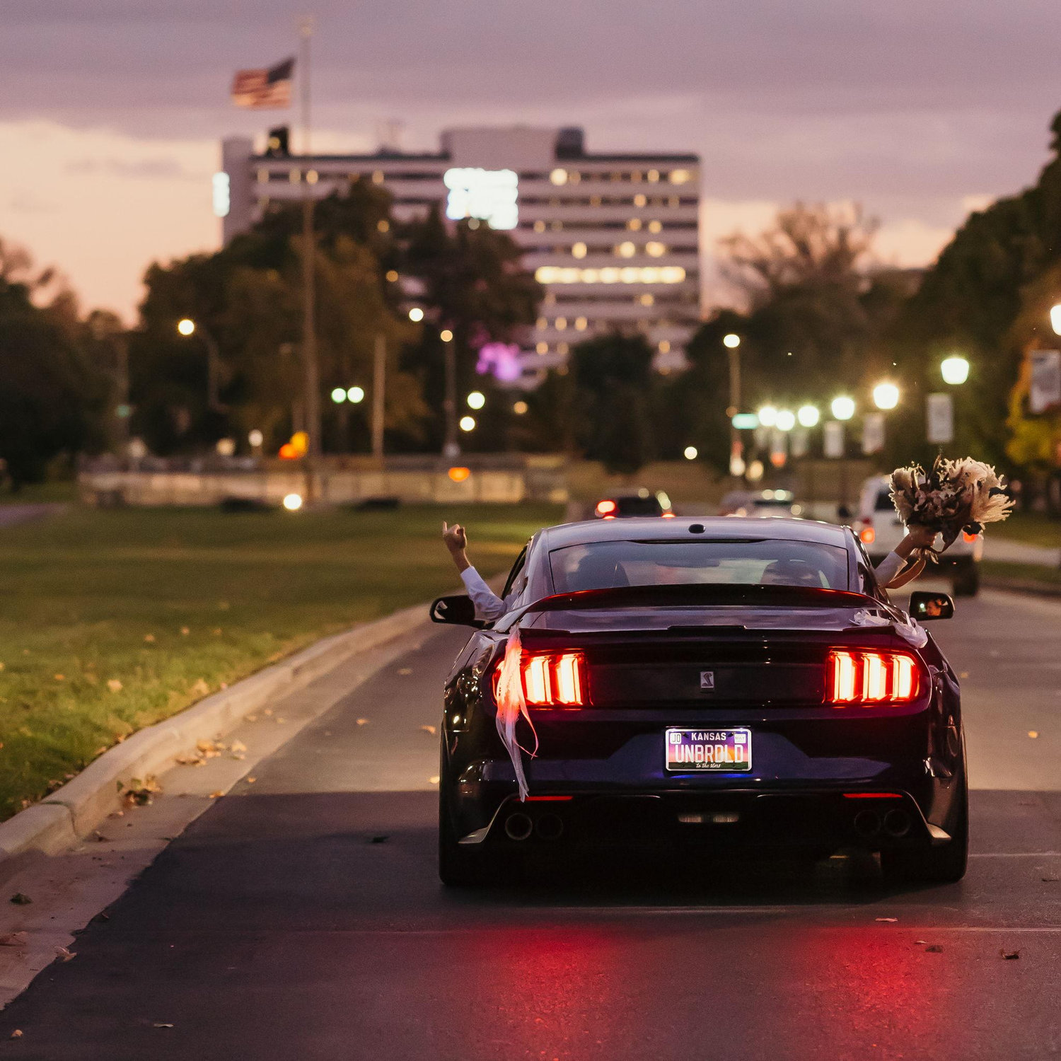 And then we drove off into the sunset!