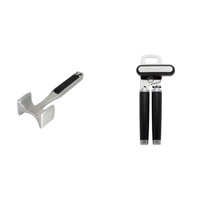 KitchenAid Meat Tenderizer + Can Opener/Bottle Opener Bundle (Black)