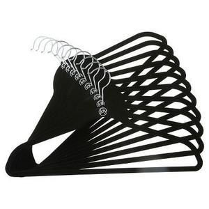Huggable Hangers® 10-pk Suit Hangers - Black