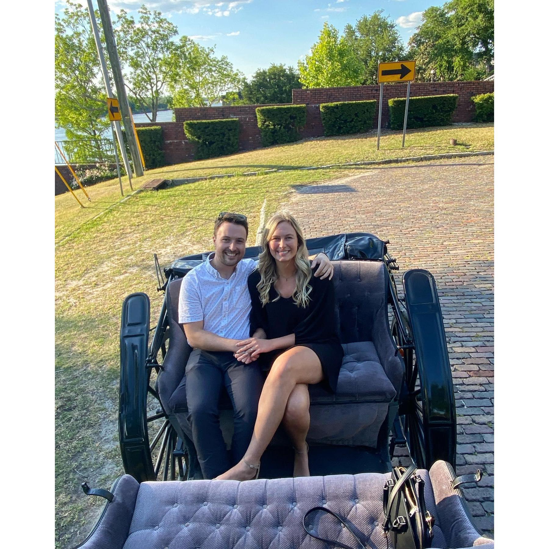 The carriage ride 