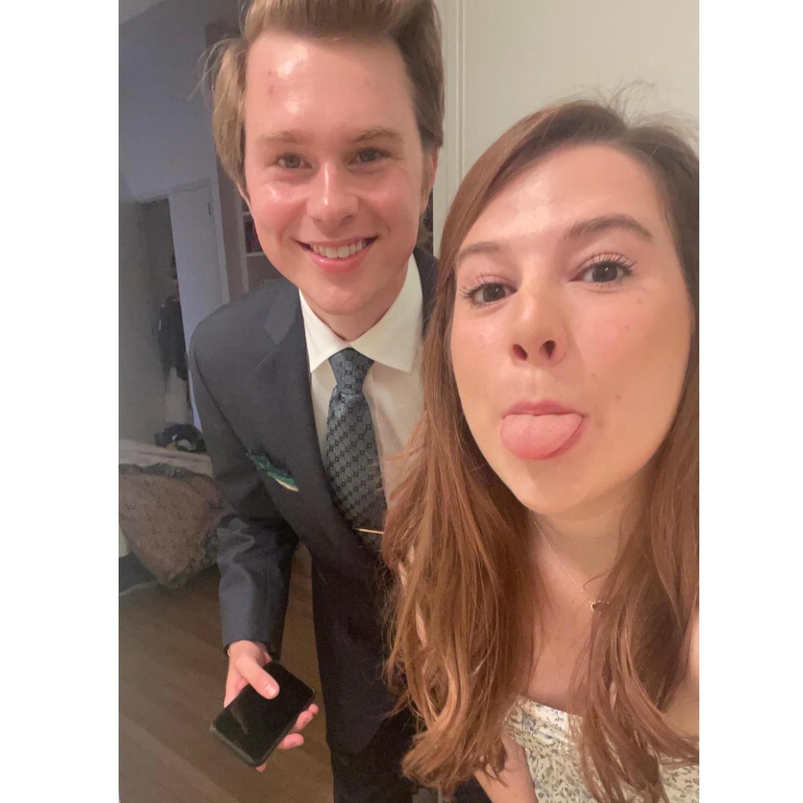 Just before our engagement photos