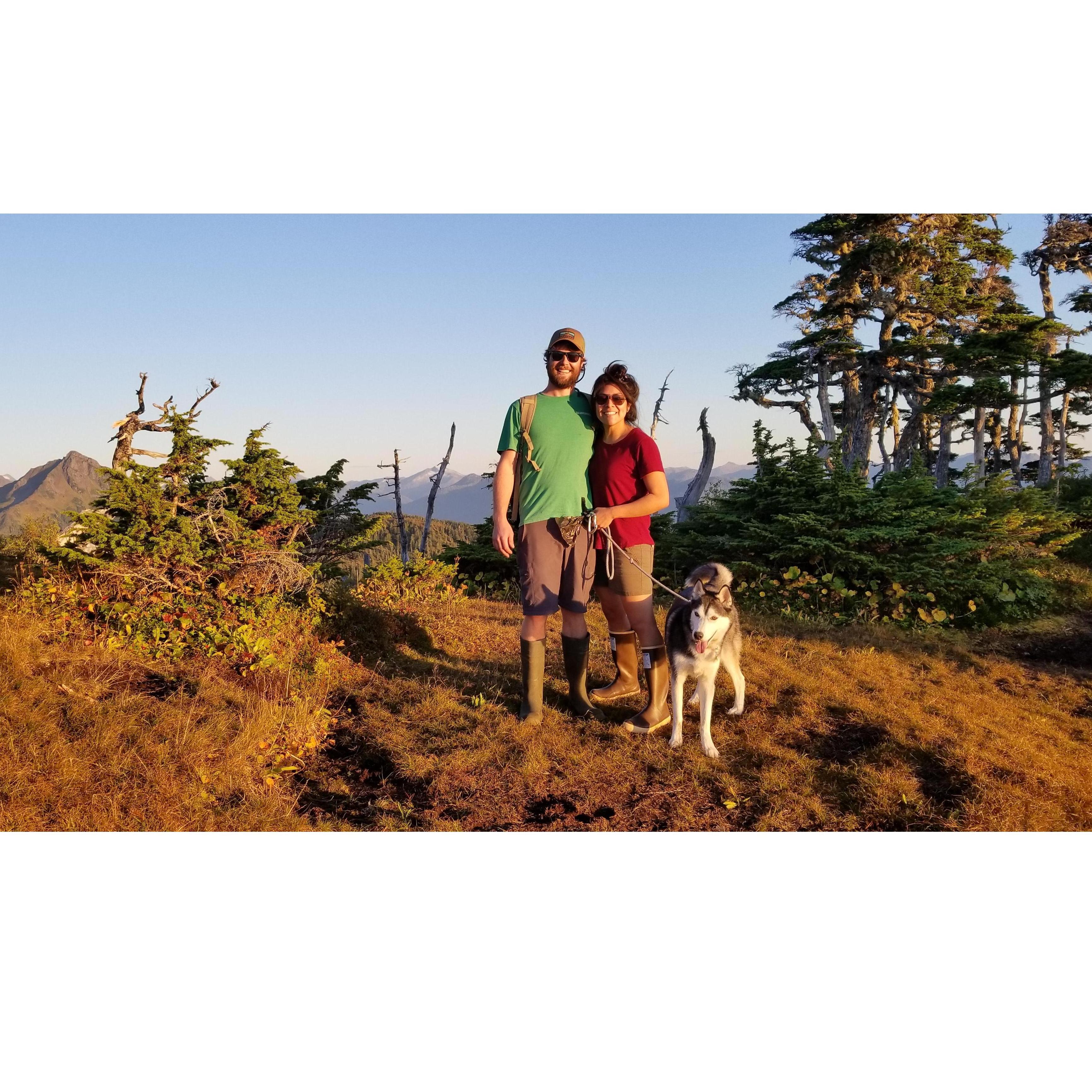 Our first family photo when we moved to Sitka.