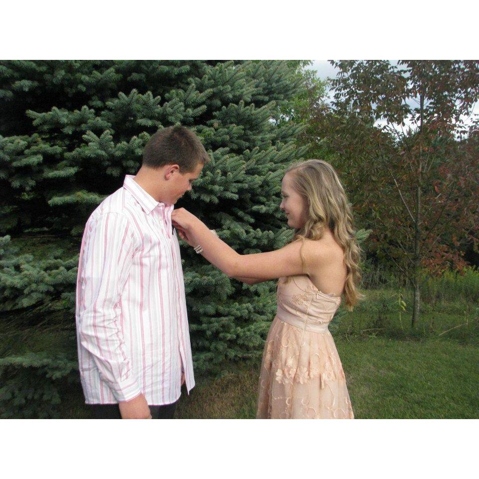 Homecoming freshman year of high school.