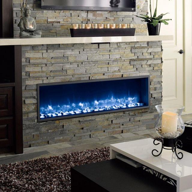 DYNASTY DY-BT63 Built-in Linear Electric Fireplace, 63-Inch