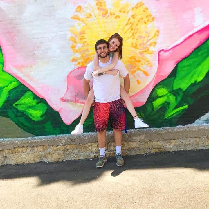 When we moved in together and our first visit to Dubuque together!