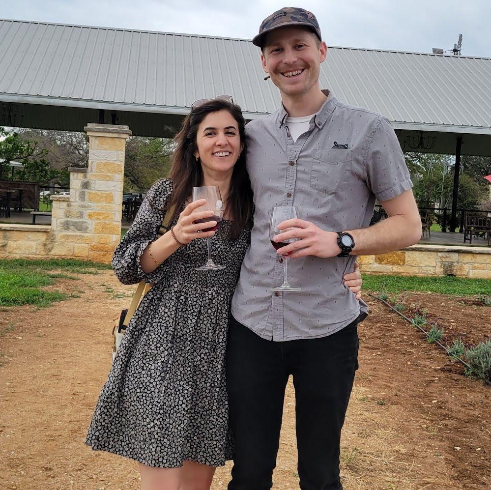 Austin winery trip with Meggie and Cody!