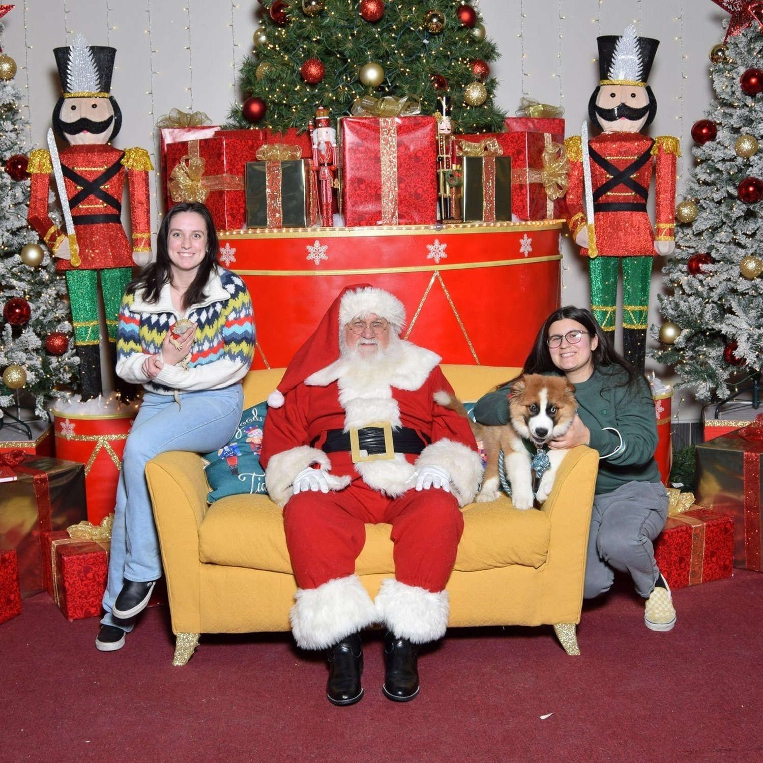 Family photo with Santa, December 2022