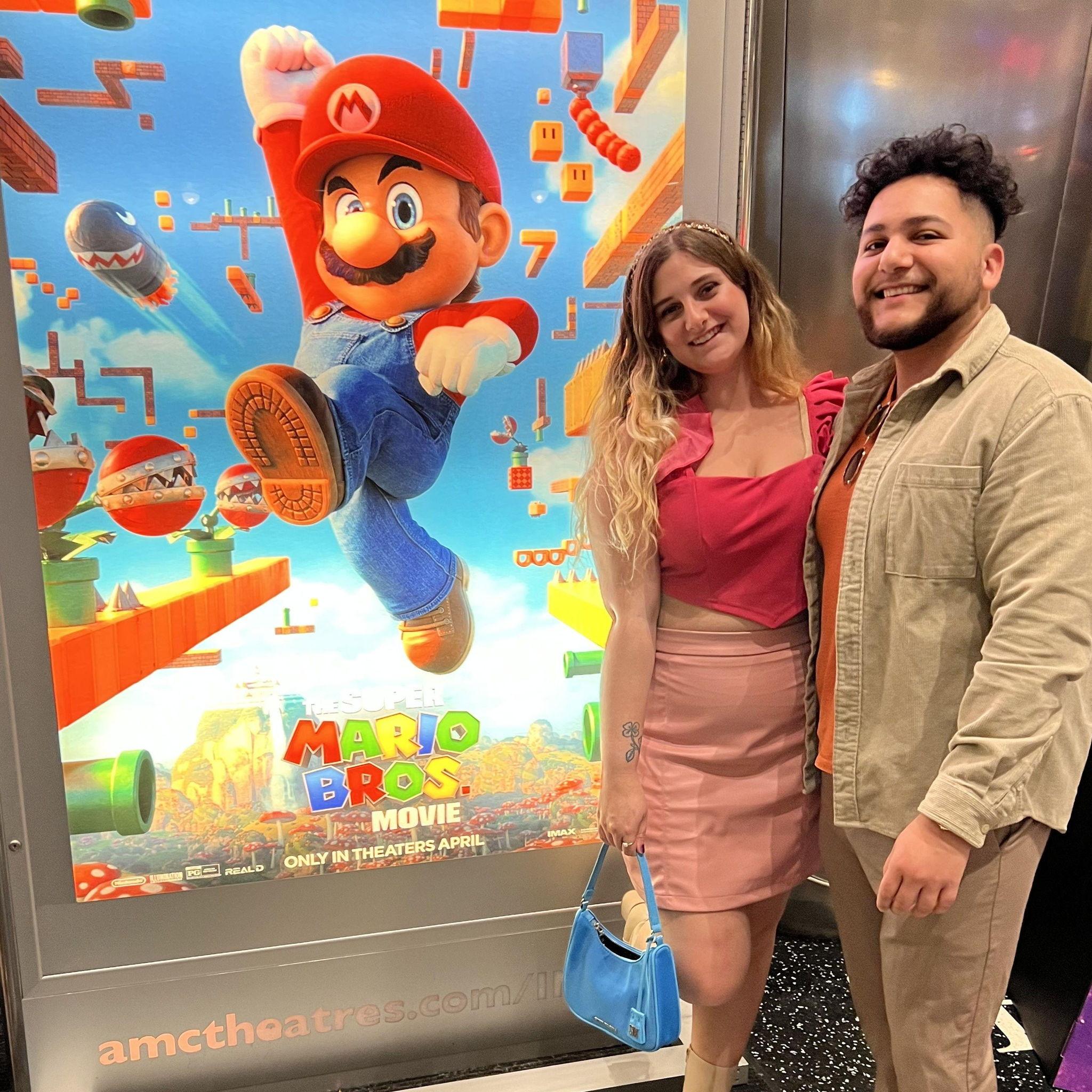 Going to the movies, a date night tradition started in 2019, April 2023