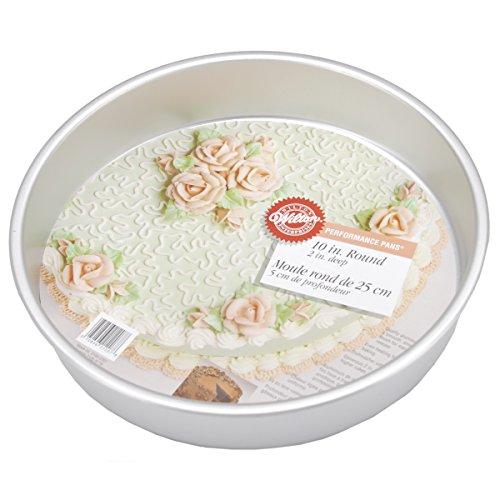 Wilton 2105-2207 Performance Aluminum Cake, 10-Inch PERF PAN 10X2 ROUND