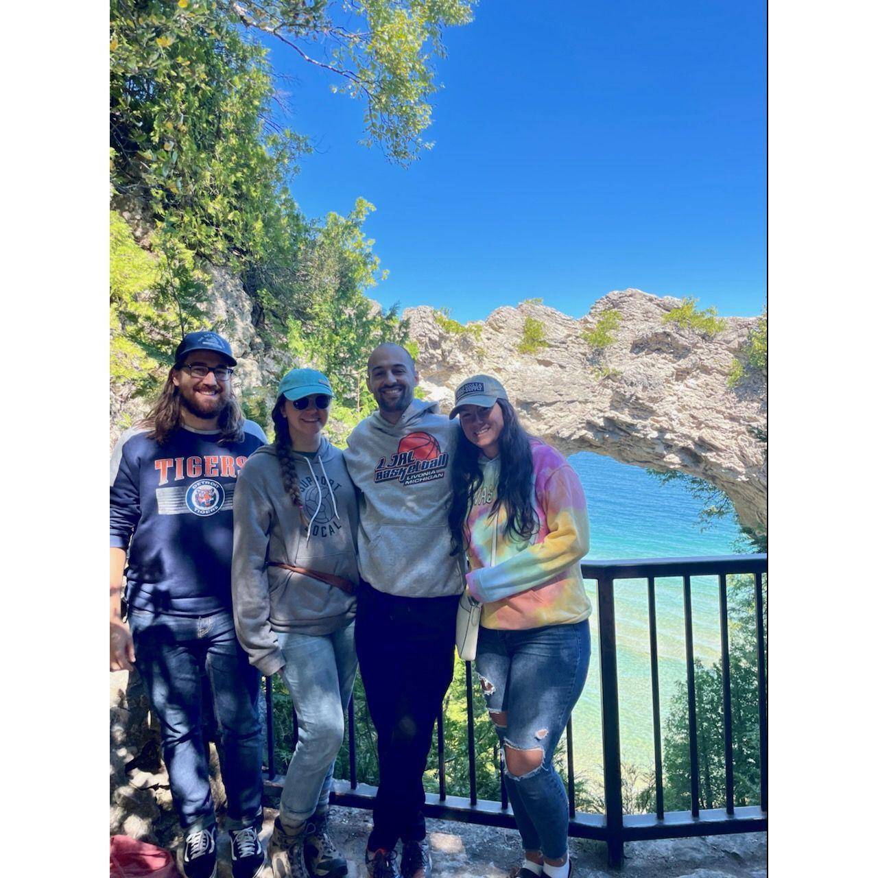 Up north with friends