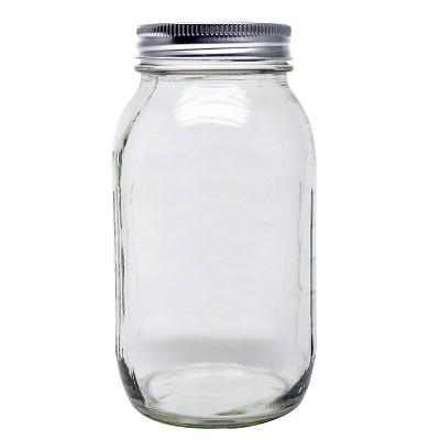 Ball 12ct 32oz Smooth-Sided Mason Jar with Lid and Band - Regular Mouth
