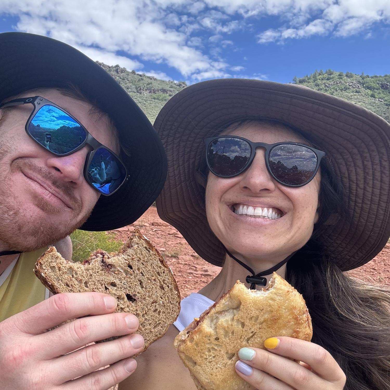 August 2024: 
Jon finally has a day off and we head to Sedona with our favorite snack - PB&J