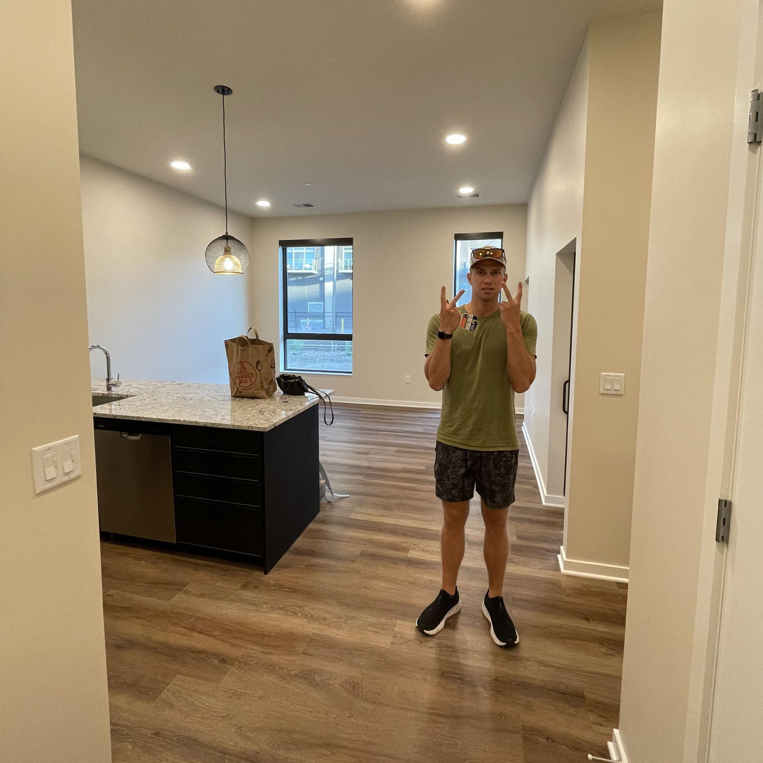 Moving into our apartment in Milwaukee!
