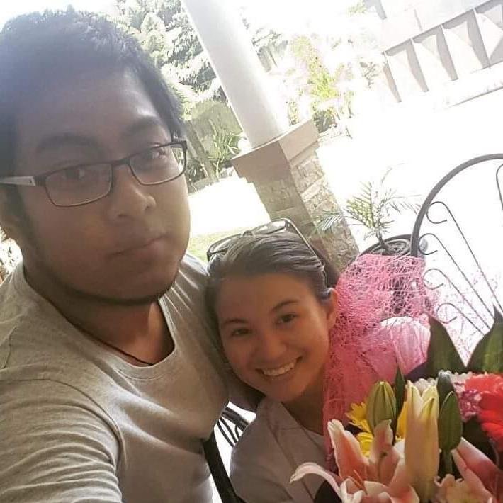 Surprised me with flowers at home. My Birthday 2016