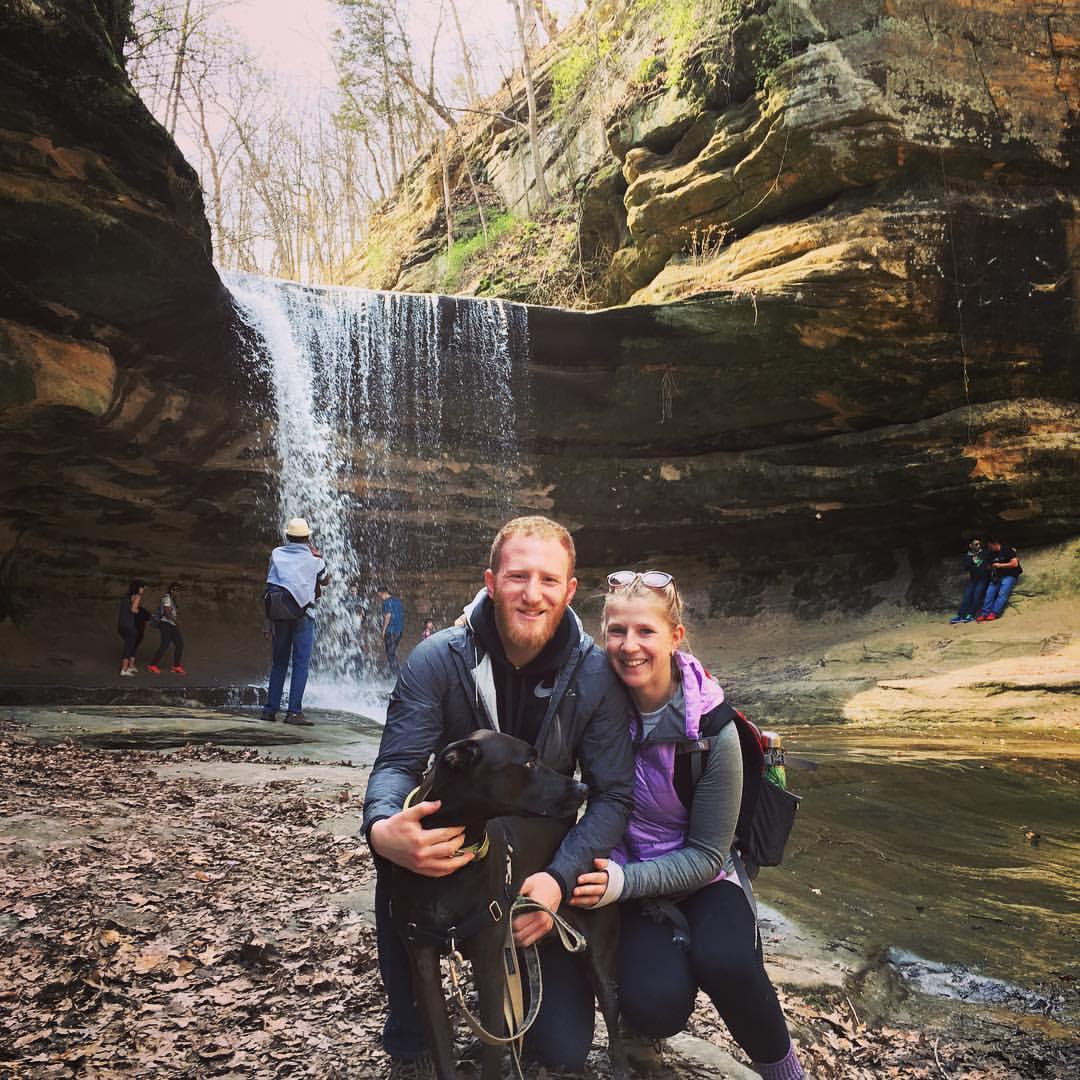 Hiking with our main man, Hank