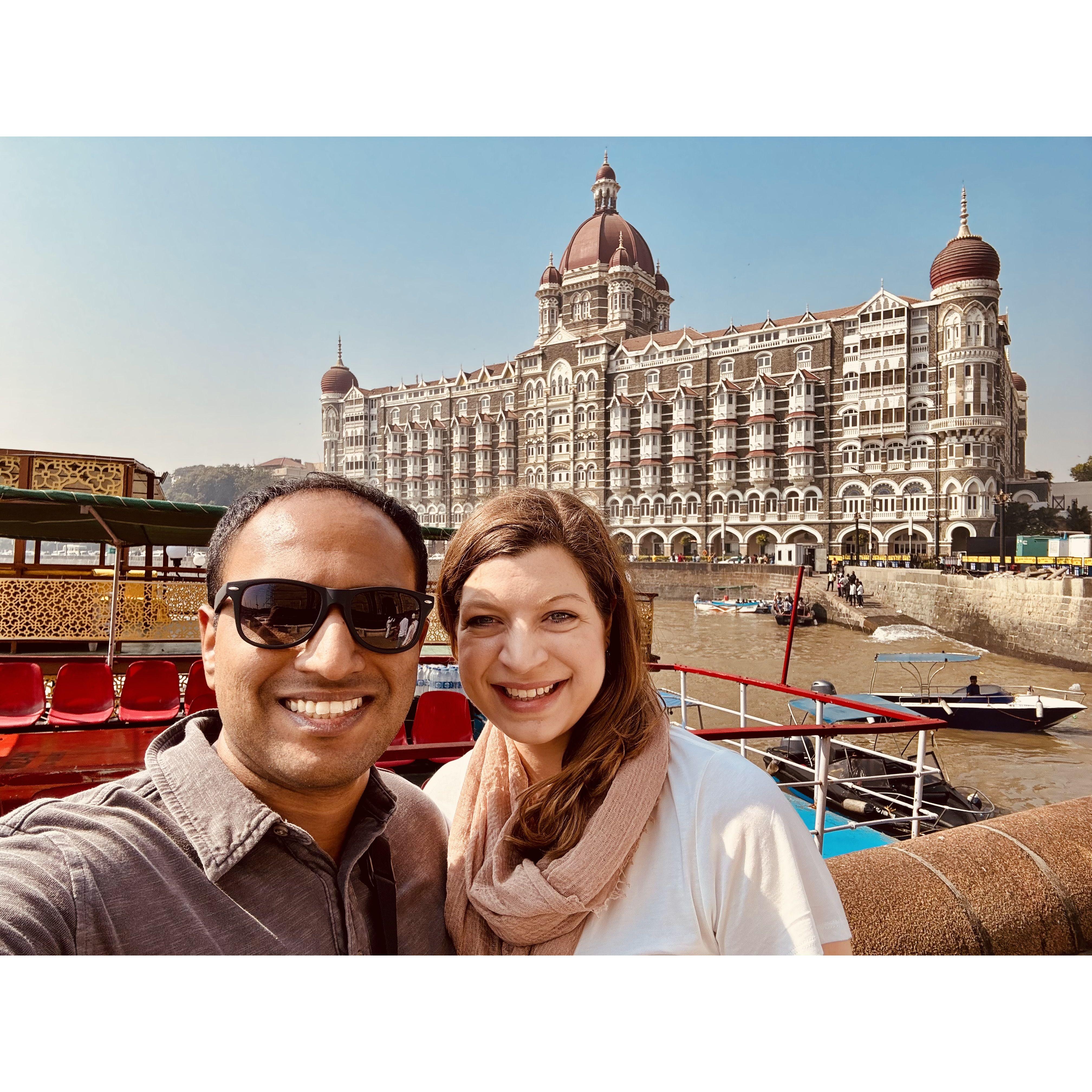 Taj Hotel in Mumbai.