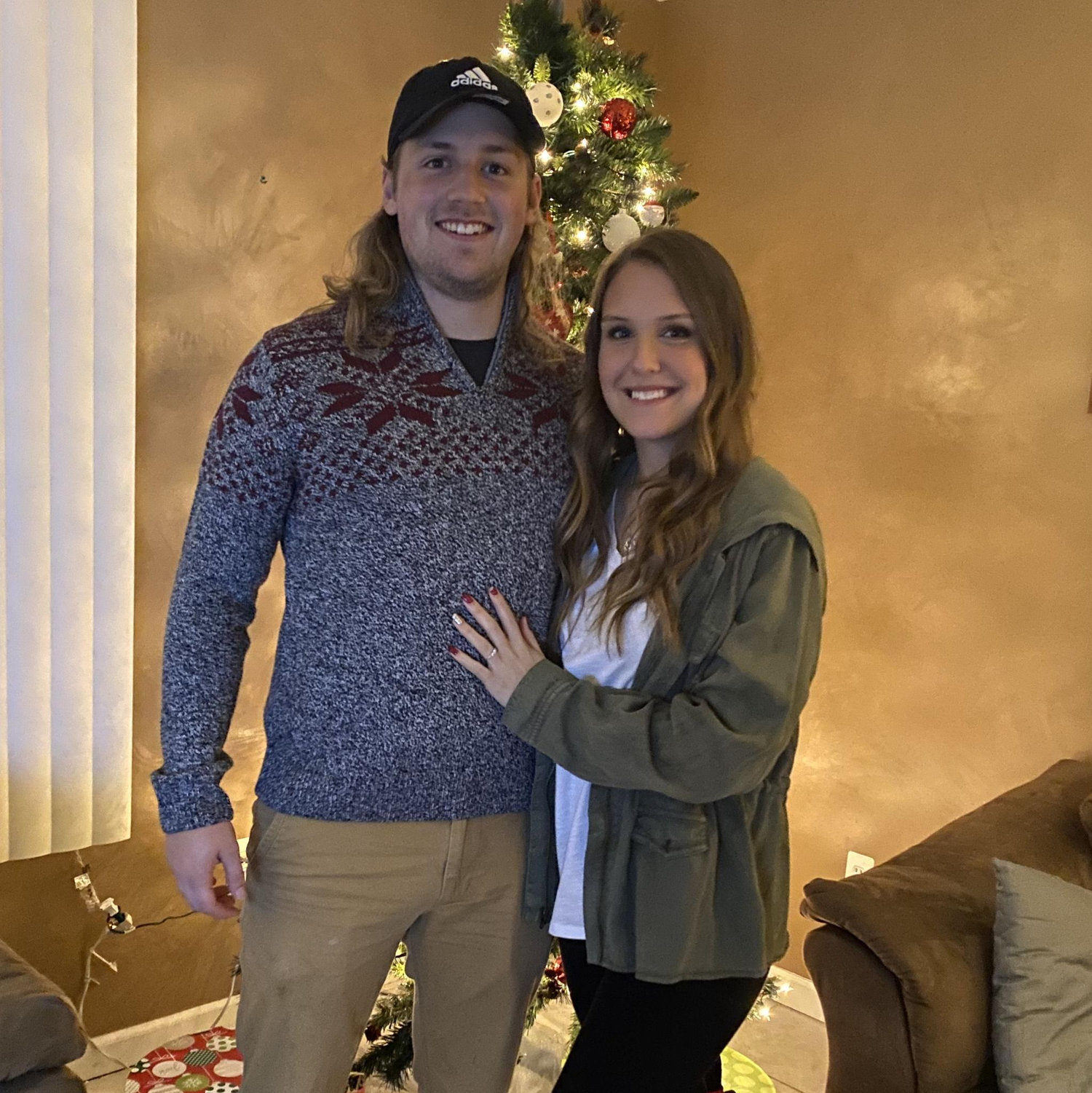 In 2019, when Tyler gave me a promise ring as my Chistmas gift!