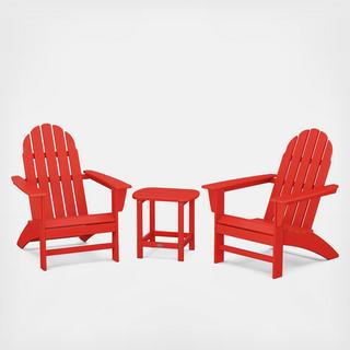 Vineyard 3-Piece Outdoor Adirondack Set