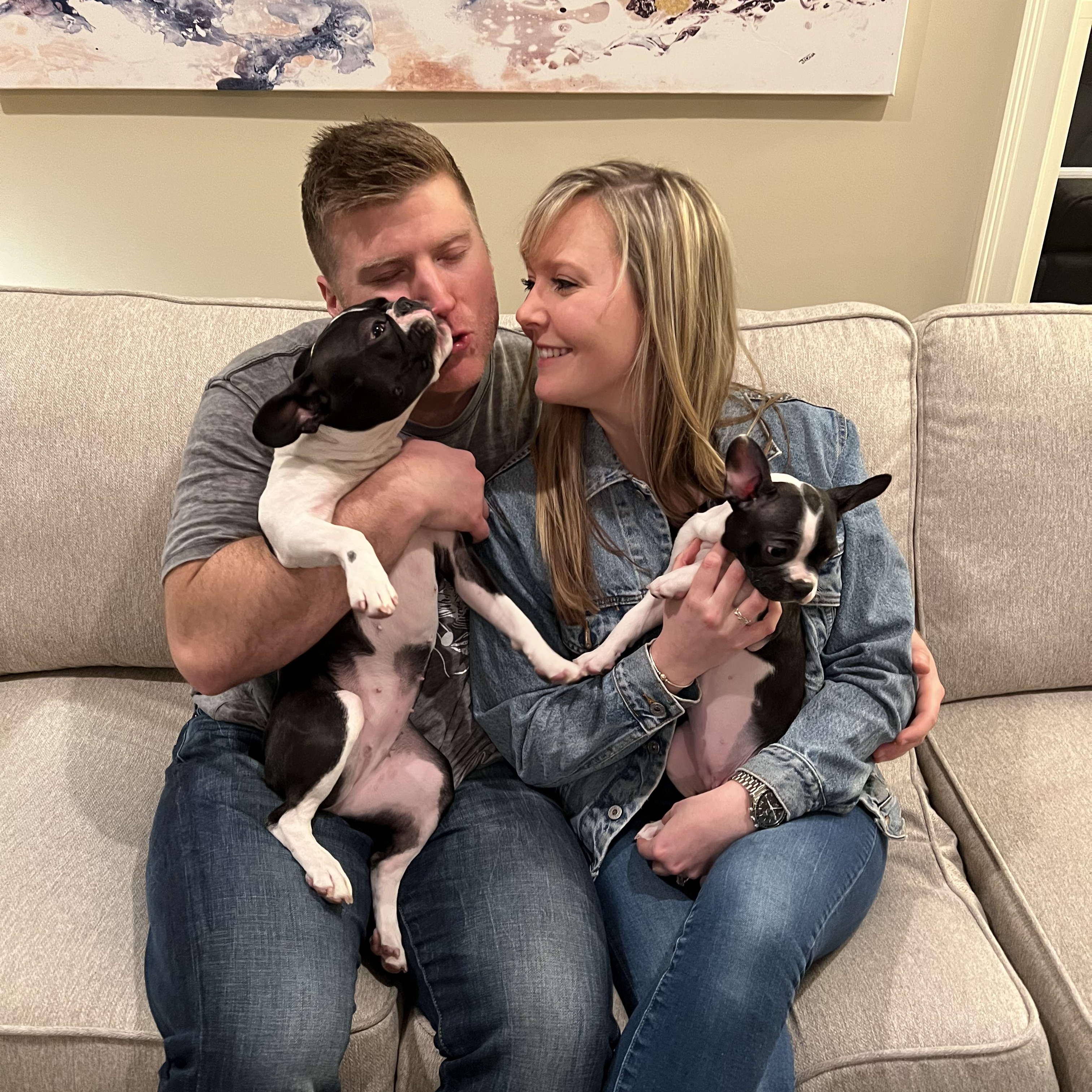 Pepper was the best addition to our little family. This was about a month and a half after we brought her home and right after we confirmed that she is deaf.