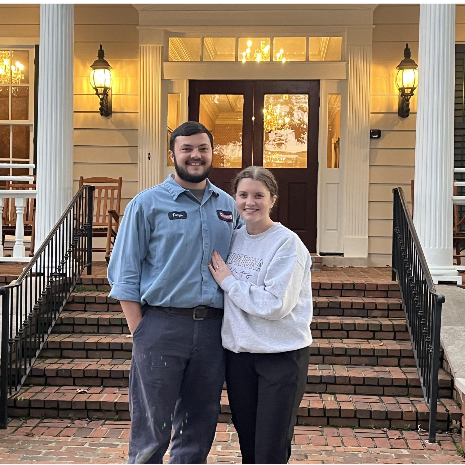 The day we booked our venue!