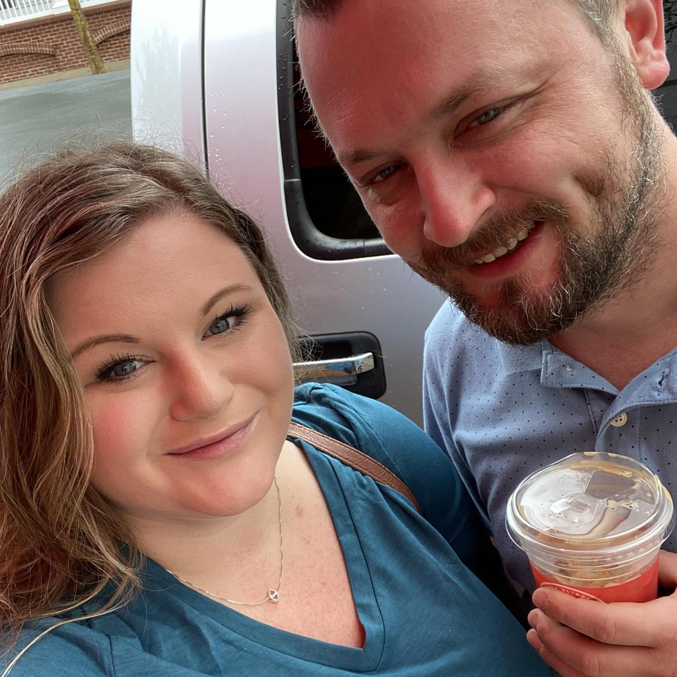 I love when he takes me to my favorite brunch place (Ruby Slipper in Pensacola)!!! Yes we drink the boozy coffee.
