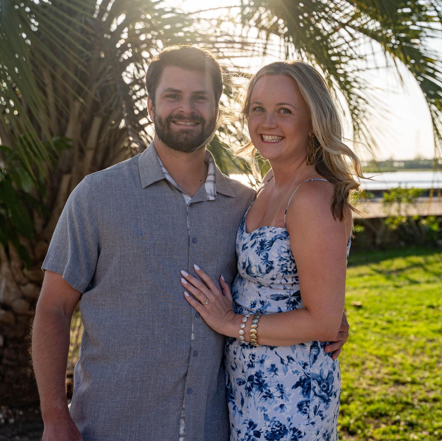 Taken right after Michael proposed!