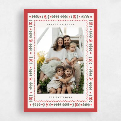 Red Velvet Holiday Card - Winterwood