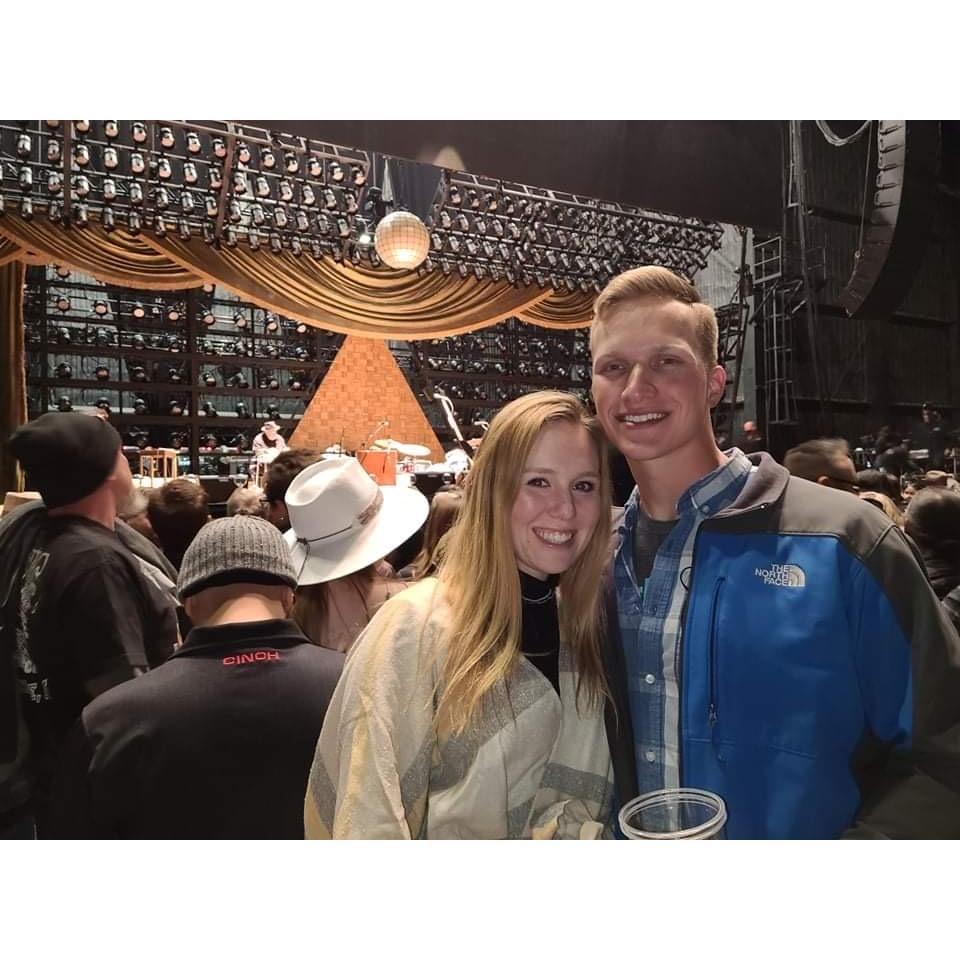 Hannah bought two tickets to see Sean's favorite artist: Chris Stapleton. The best birthday present ever!!!