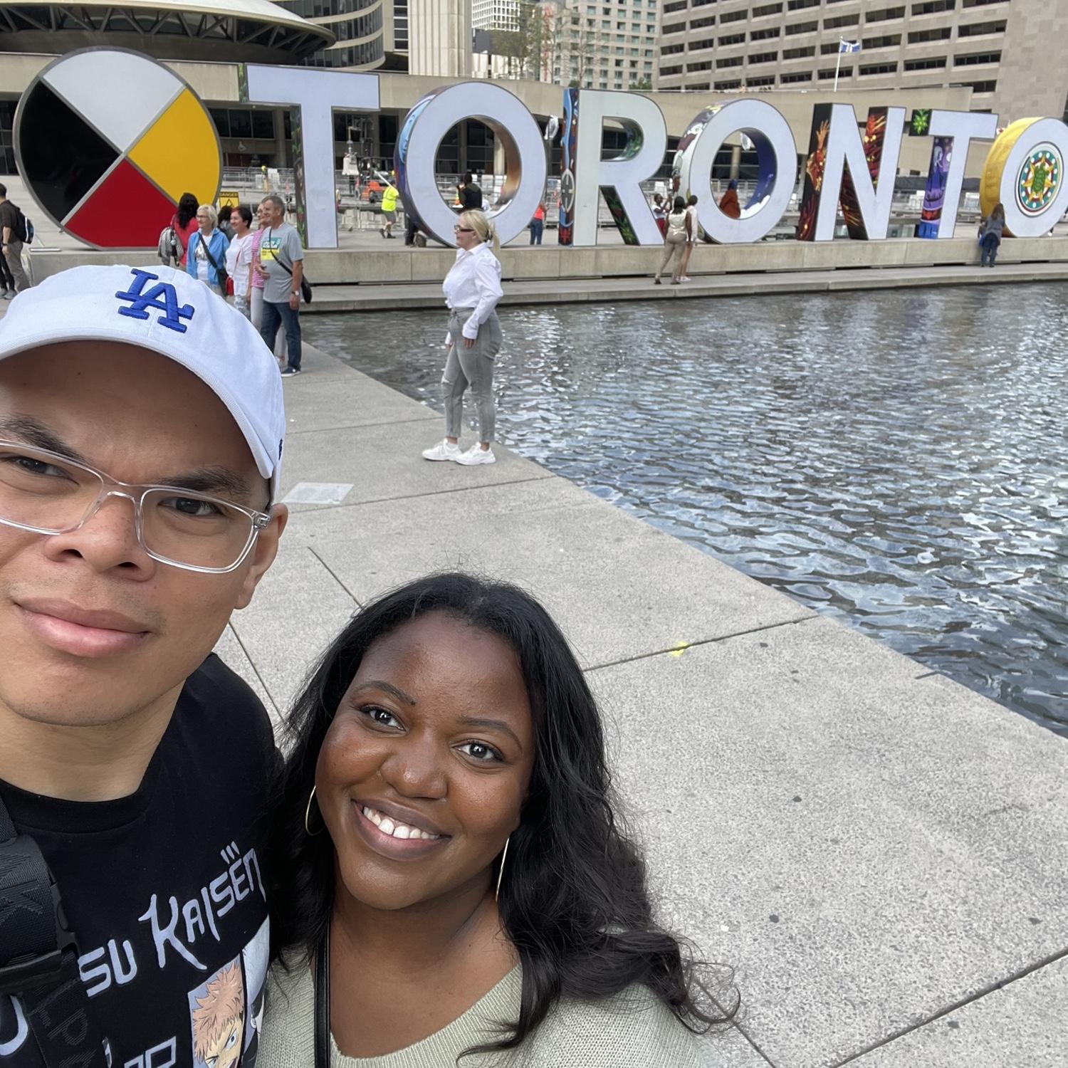 Our first trip as a couple together, Toronto.