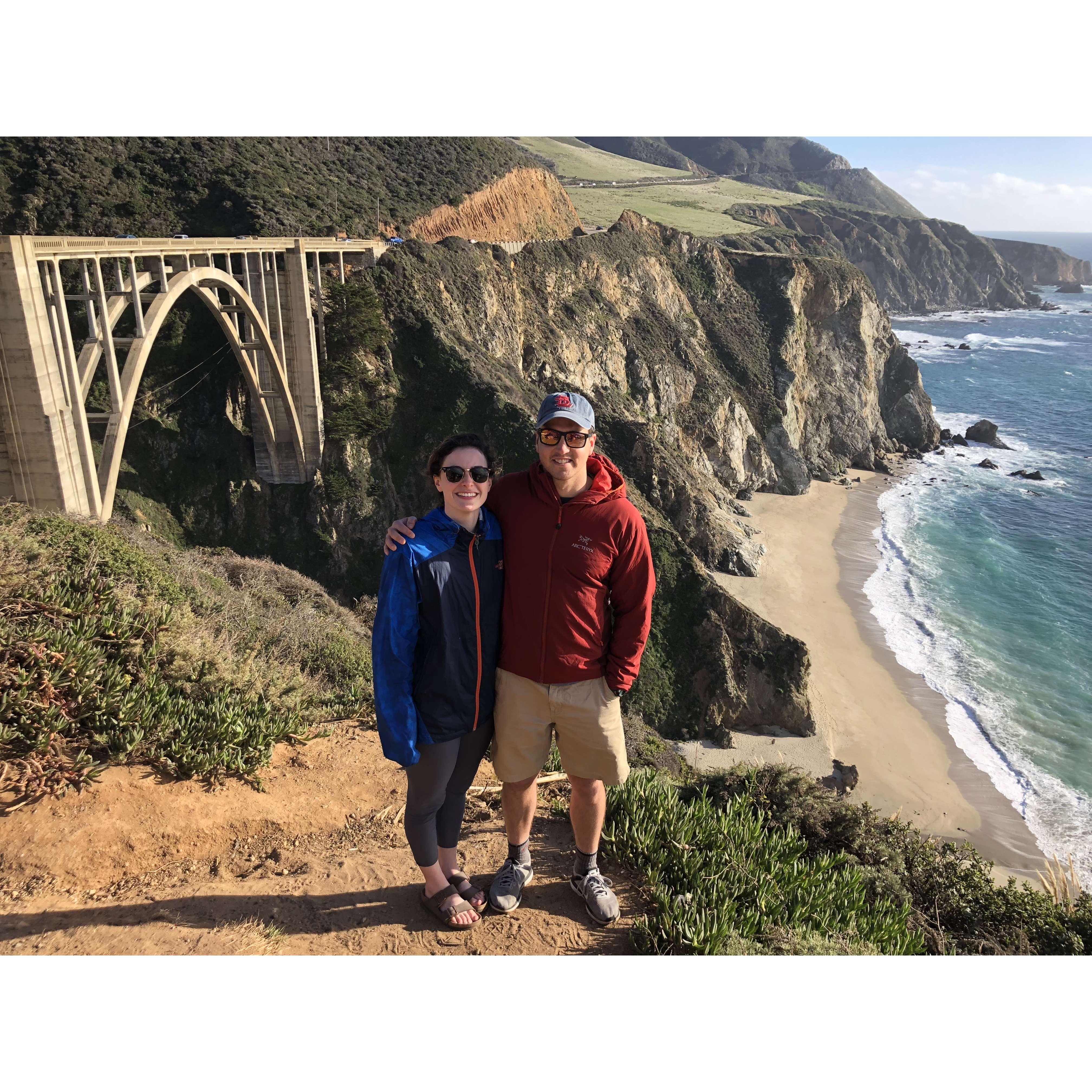 Our very first roadtrip together - went down to Big Sur