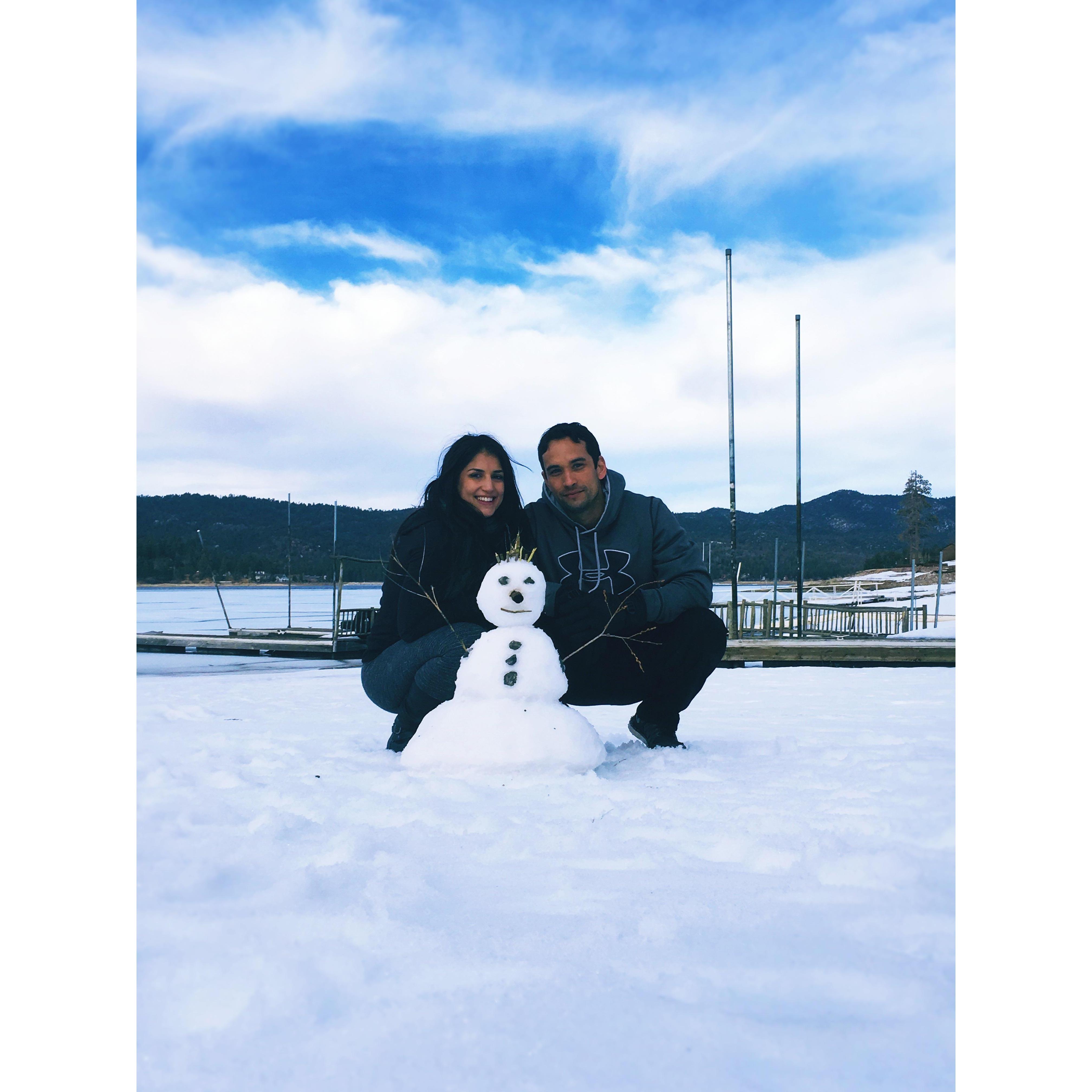 Big Bear Snowman
