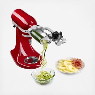Spiralizer Stand Mixer Attachment with Peel, Core, and Slice Tools