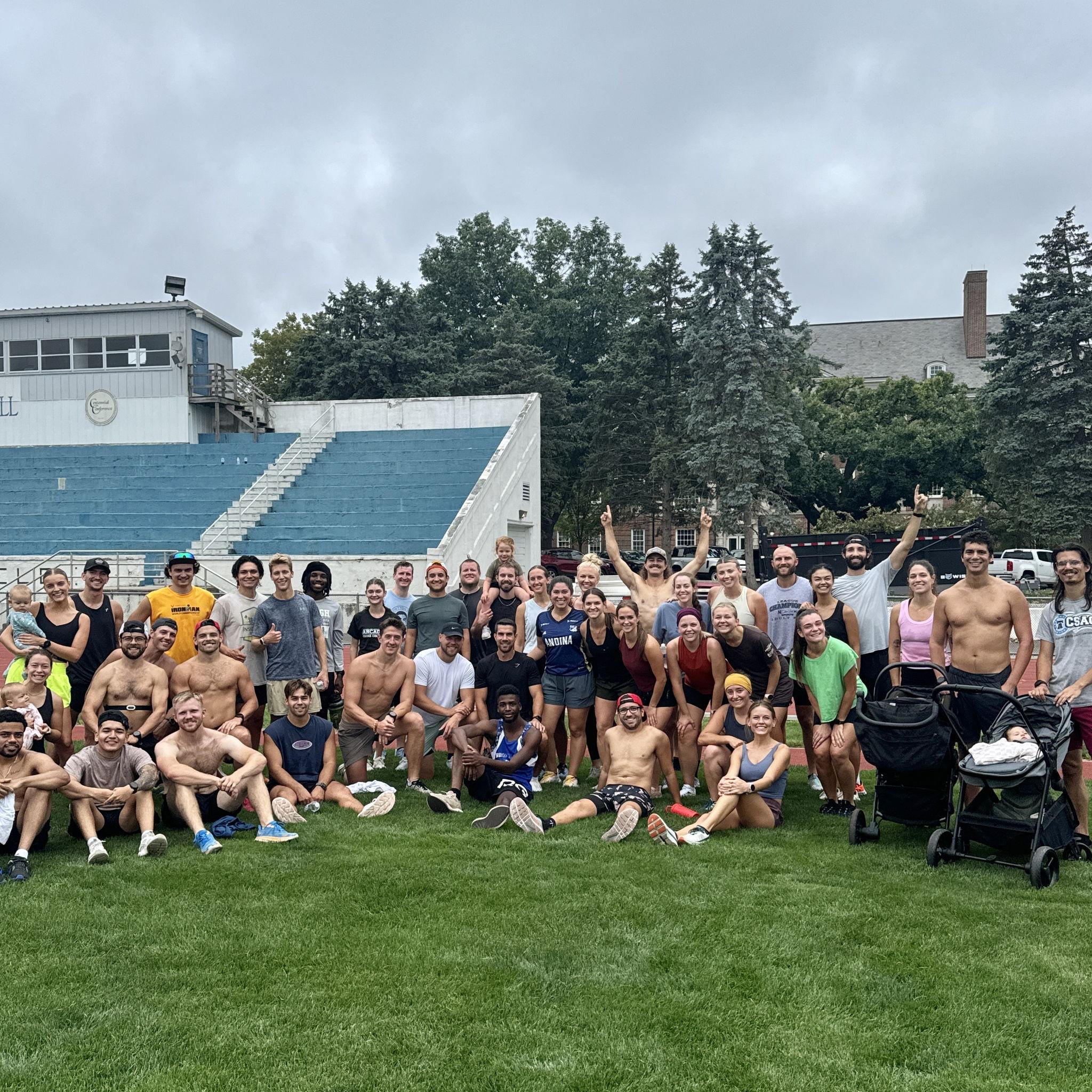 Tim started a run club with a few friends that grew into a bigger community. Saturday mornings were definitely a highlight!