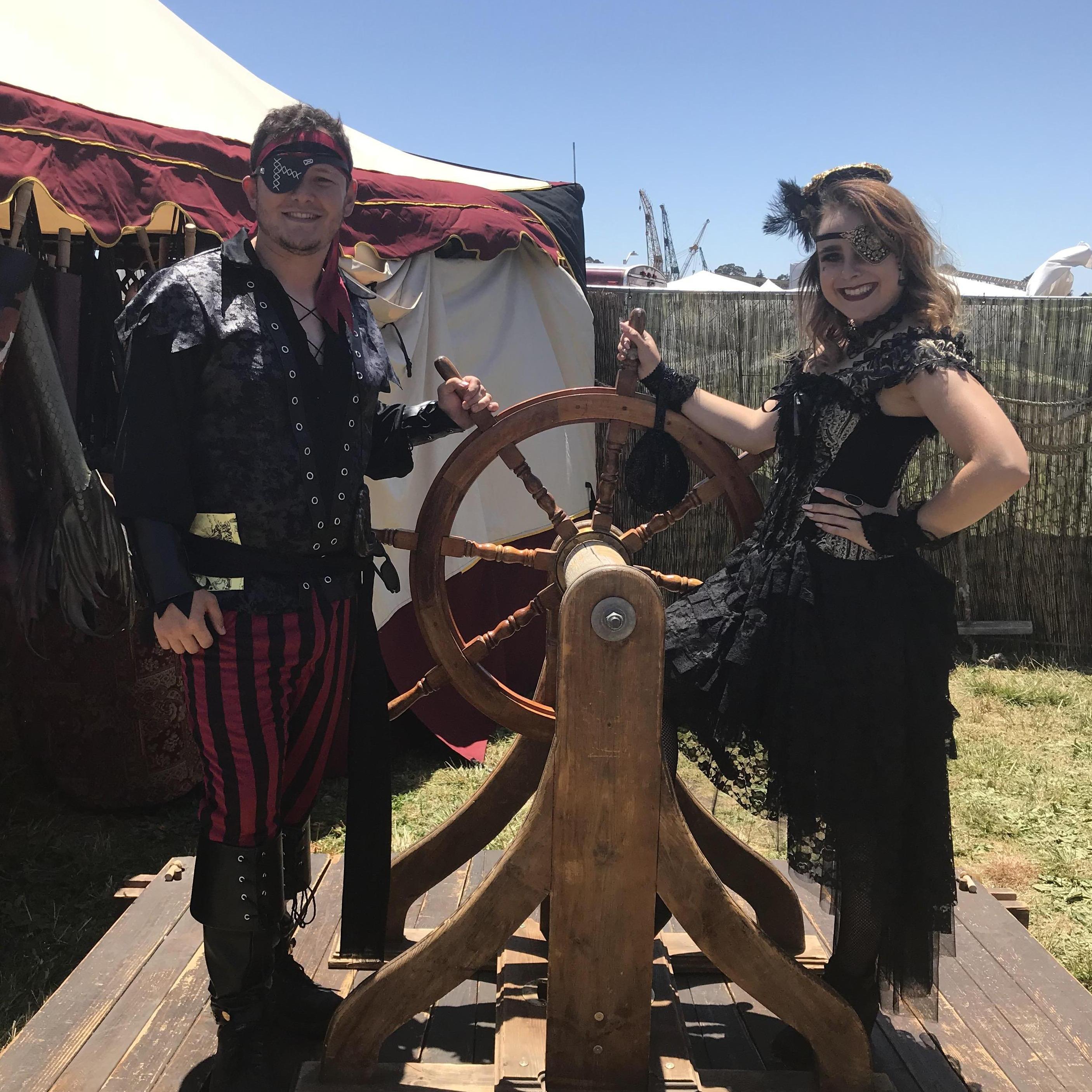 Our first date. Pirate Festival in Vallejo, CA