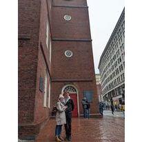 Seeing the sights in Boston, 1 day before Nate proposed.