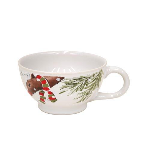 Casafina Deer Friends Jumbo Mug 24 oz. White