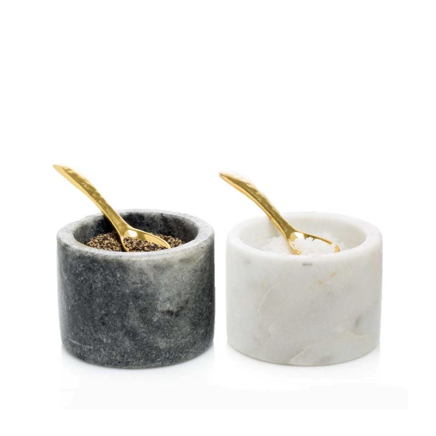 Marble Column Salt & Pepper Set, Hudson Grace