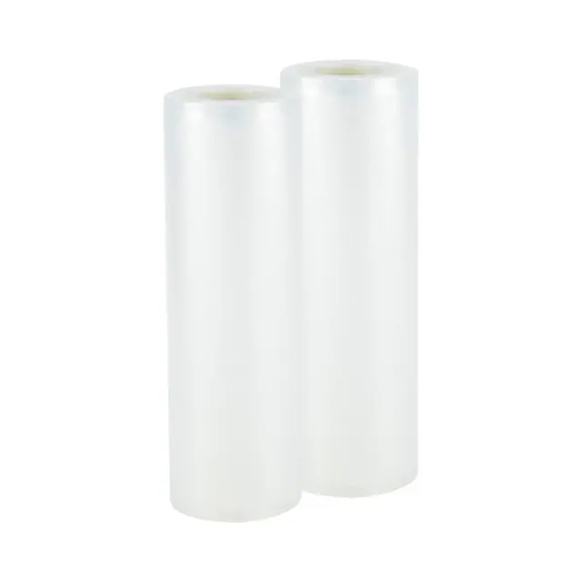 Nesco 8" X 20' Vacuum Sealer Rolls: BPA-Free, Protects Against Freezer Burn, Clear Polyethylene, 2-Pack
