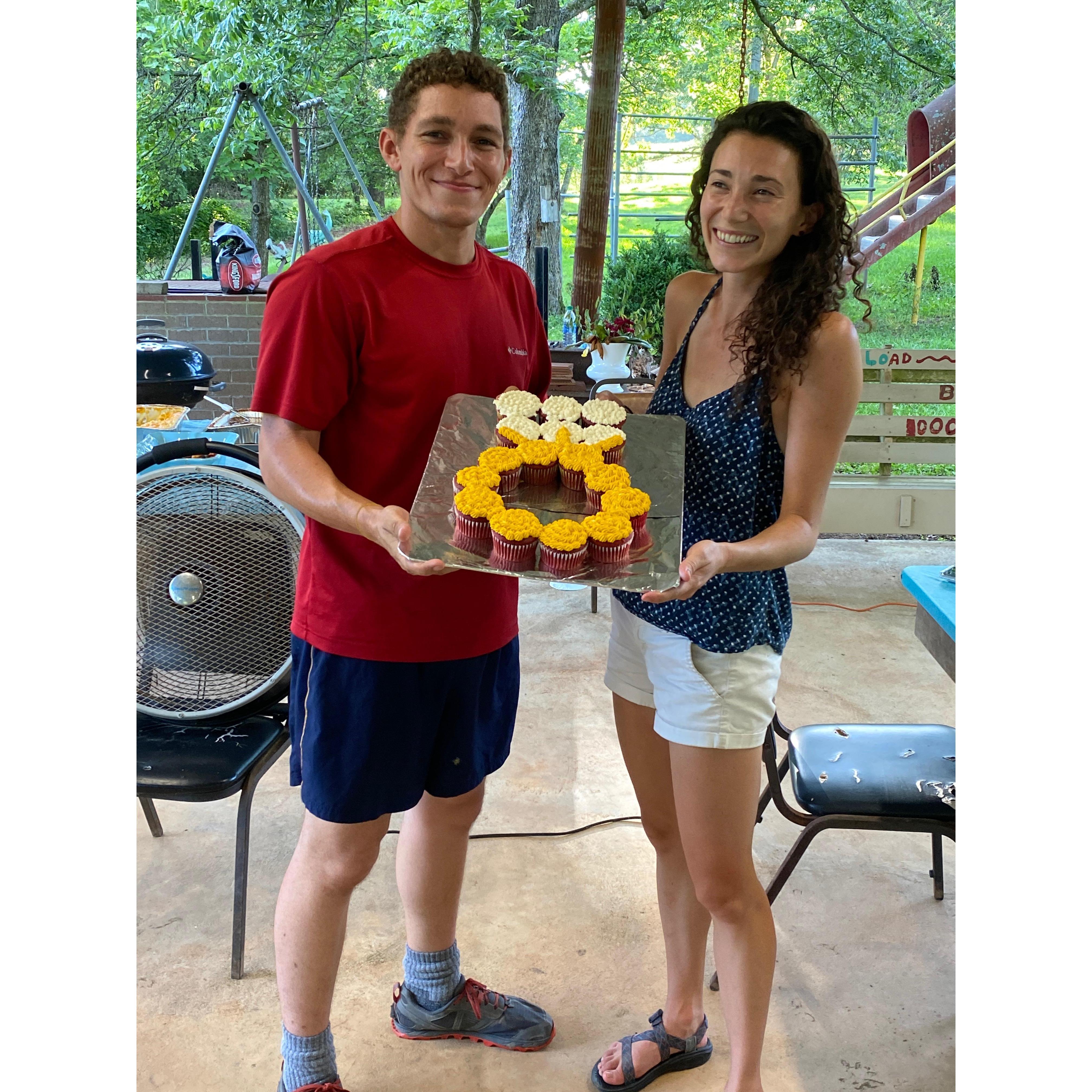 Celebrating our engagement with Georgia friends