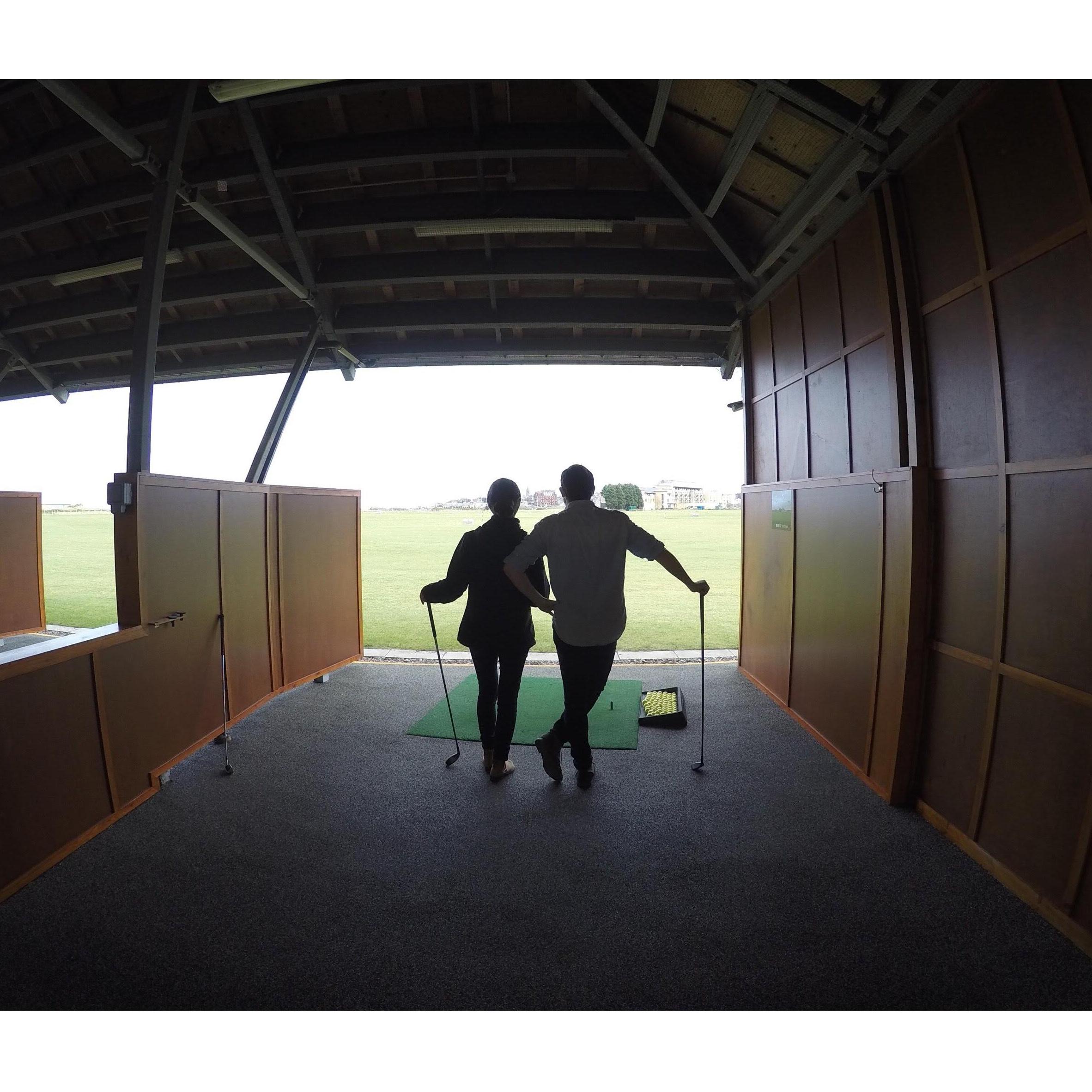 Edinburgh and St Andrews, Scotland! Now it was my turn to show Christian around where I studied abroad.