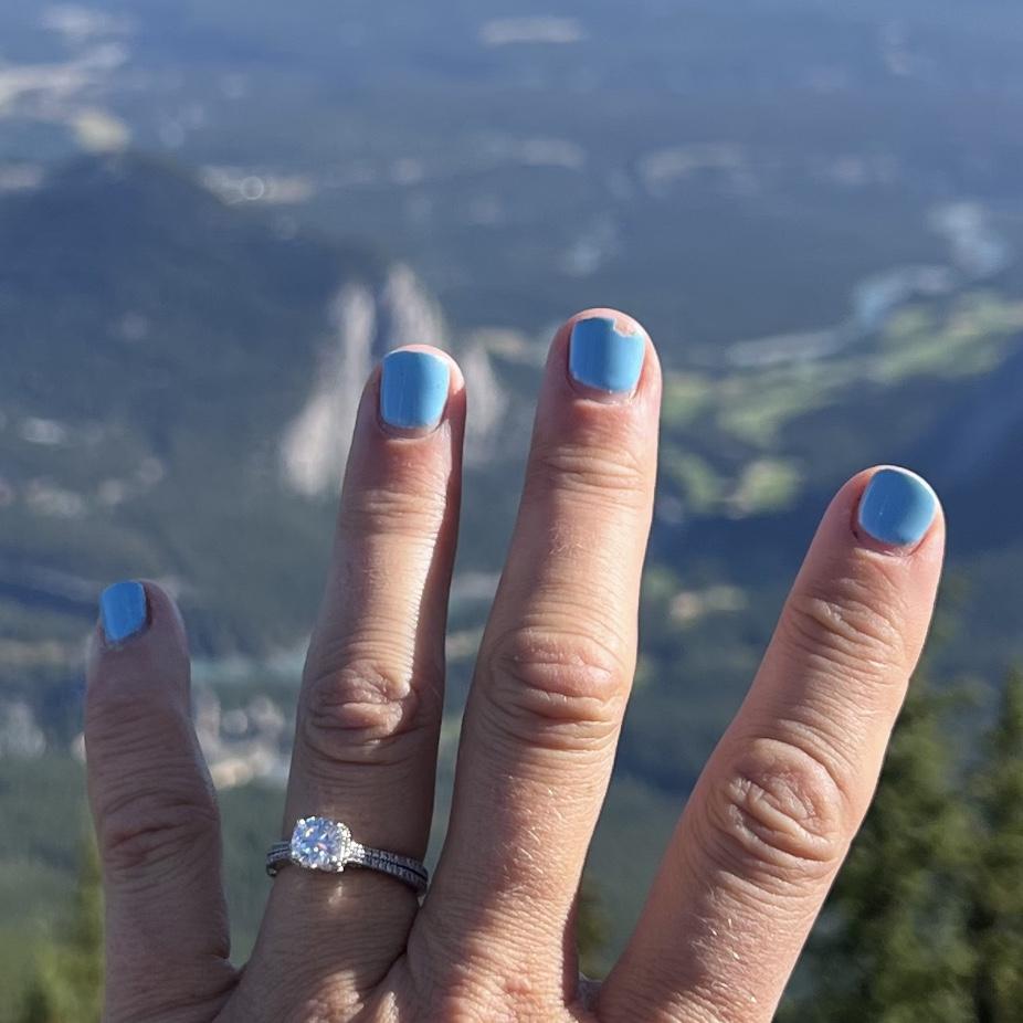 Matt and Hailey designed the ring, and it’s absolutely perfect!