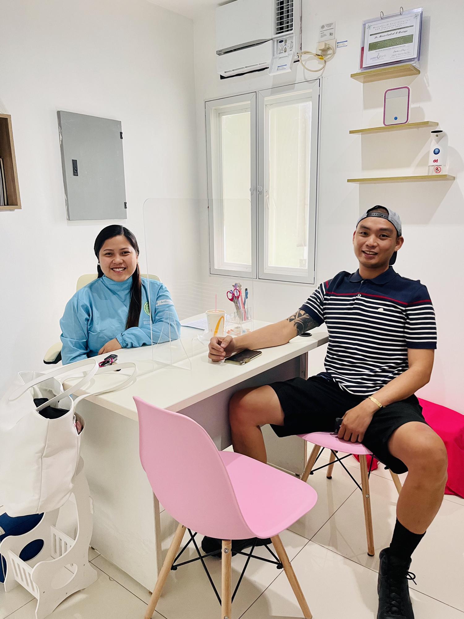 My first patient for the day