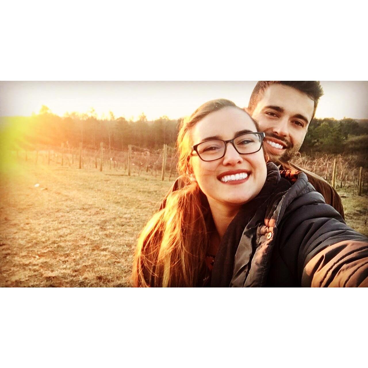 First vacation together to Blueridge, Georgia.