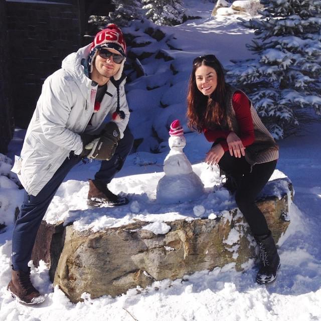 Tiny snow man in Snowshoe, WV,  2015