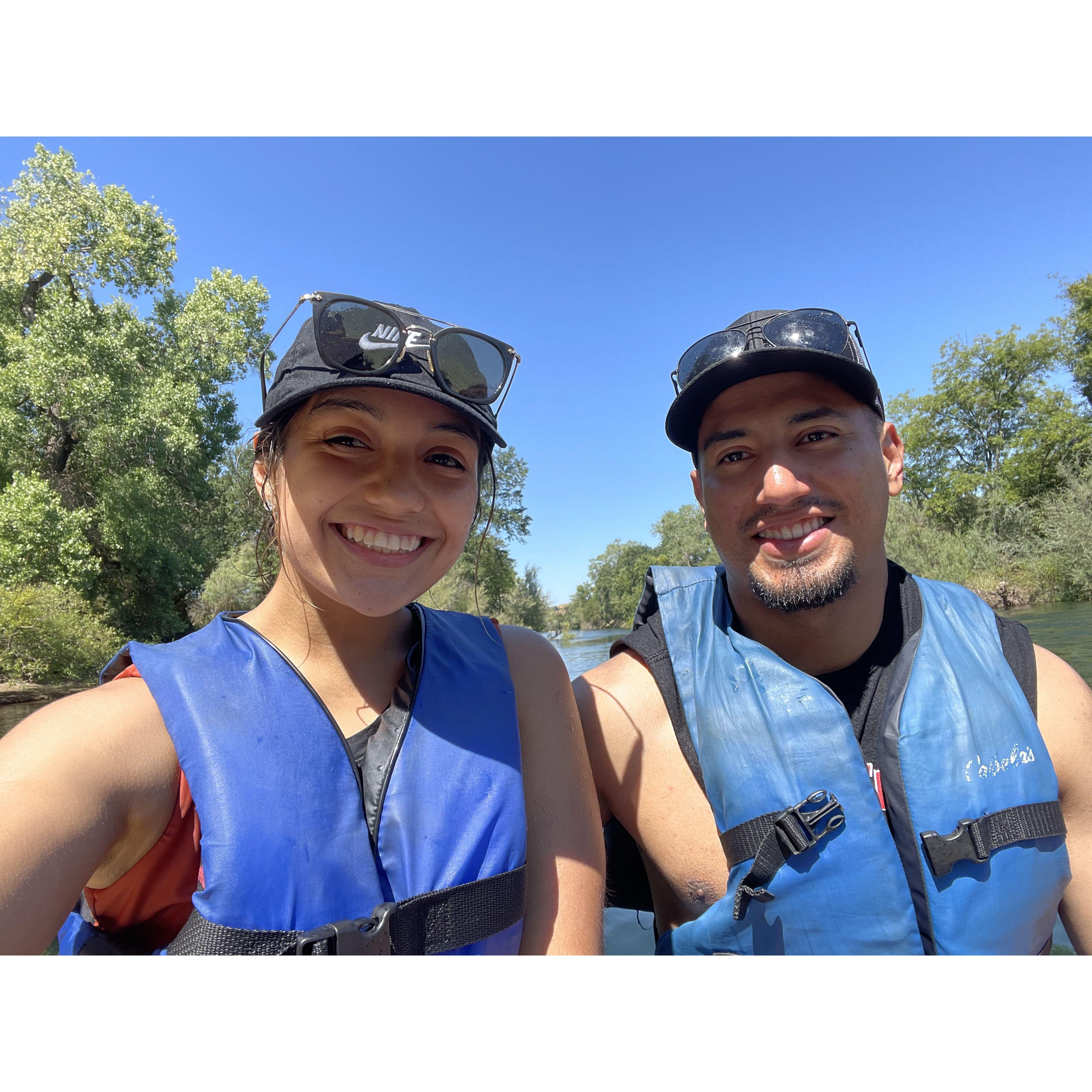 Yearly rafting trip at Knights Ferry Ca, 4th of July 🛶🇺🇸