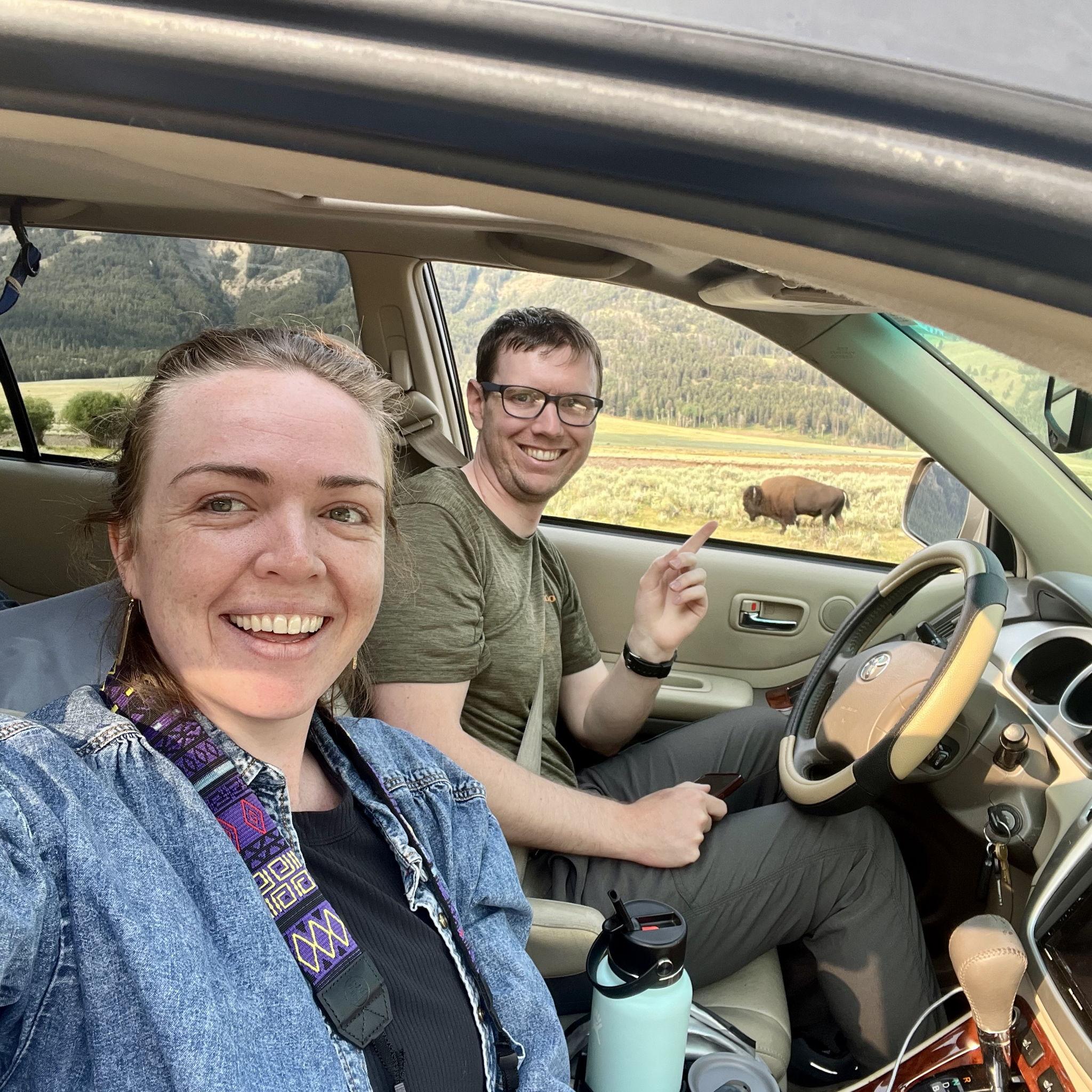 Our 2024 road trip took us to several national parks, including Yellowstone. We camped in the car for most of the journey.